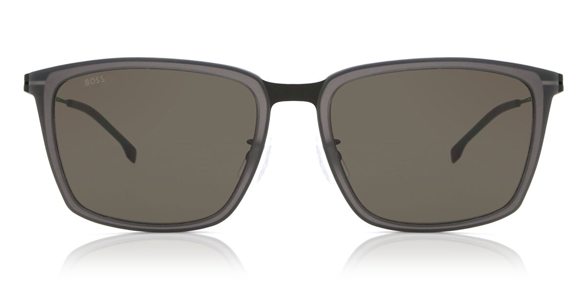 BOSS Boss 1465/F/S Asian Fit 003/IR, Grey frame, Dark Grey lenses