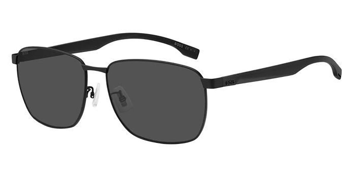 BOSS Boss 1469/F/SK Asian Fit 003/IR, Black frame, Dark Grey lenses