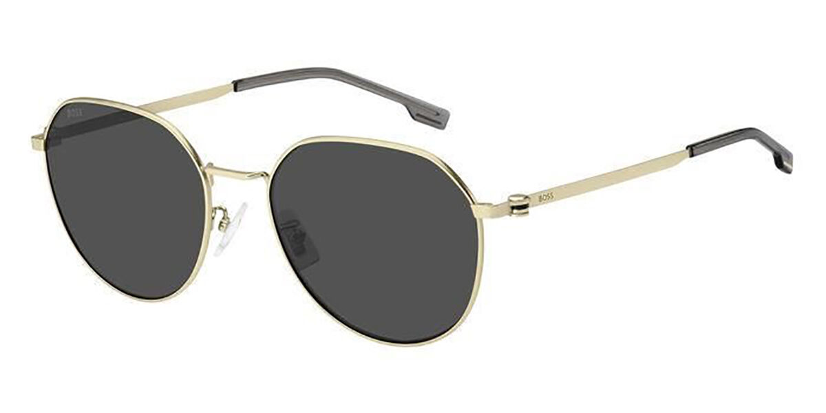 BOSS Boss 1471/F/SK Asian Fit AOZ/IR, Gold frame, Dark Grey lenses