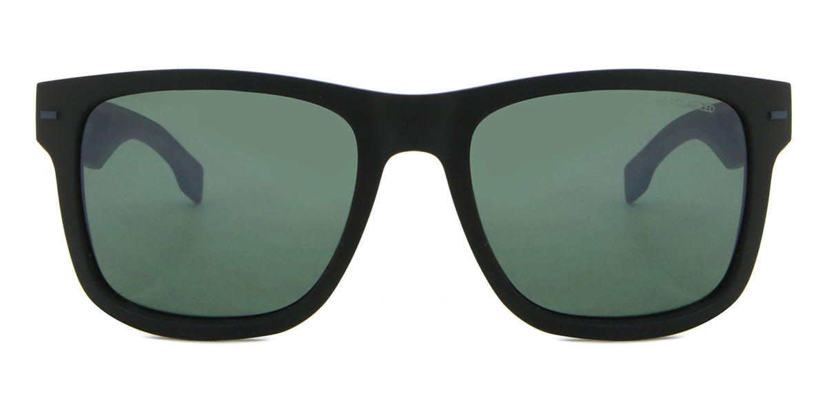 BOSS Boss 1496/S O6W/55, Black frame, Green lenses
