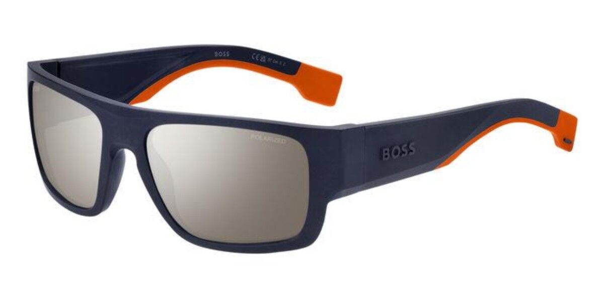 BOSS Boss 1498/S LOX/ZV, Blue frame, Silver Mirror lenses