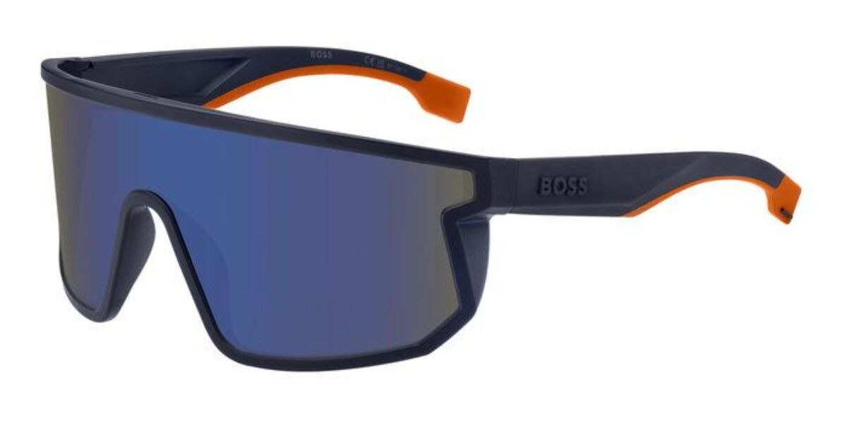 BOSS Boss 1499/S LOX/G0, Blue frame, Blue Mirror lenses