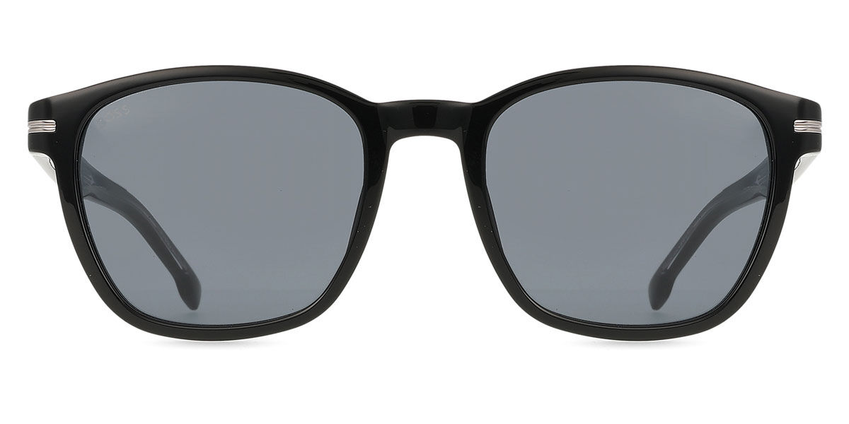 BOSS Boss 1505/S 807/IR, Black frame, Solid Dark Grey lenses