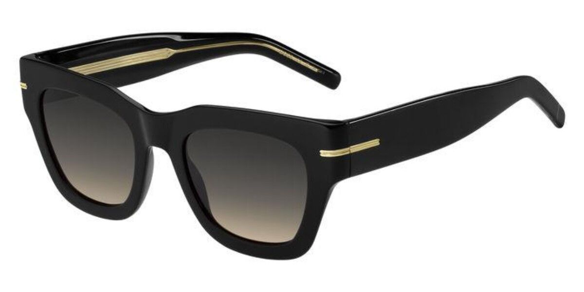 BOSS Boss 1520/S 807/PR, Black frame, Dark Grey Gradient Brown lenses