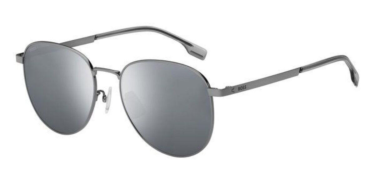 BOSS Boss 1536/F/S Asian Fit 6LB/T4, Silver frame, Flash Silver Mirror lenses