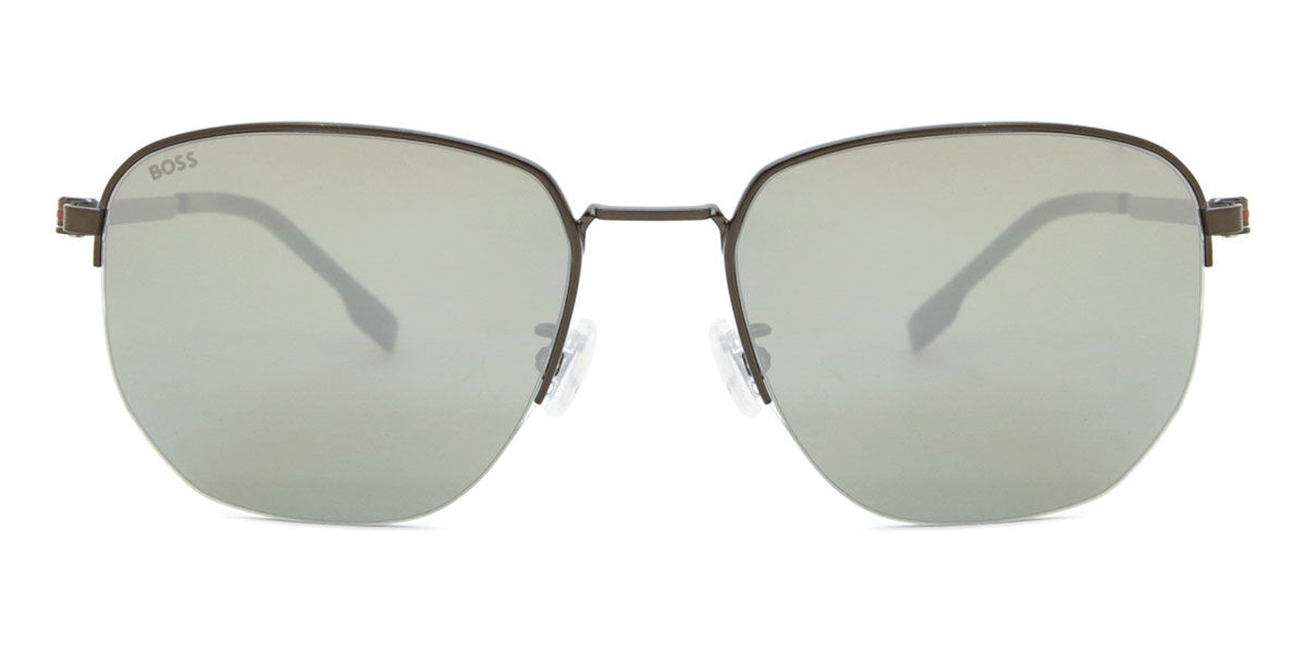 BOSS Boss 1538/F/SK Asian Fit R80/T4, Silver frame, Silver Mirror lenses