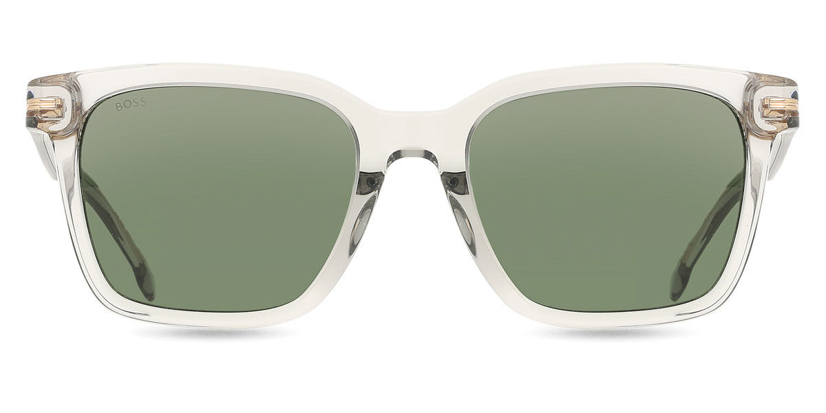 BOSS Boss 1540/F/SK Asian Fit KB7/QT, Grey frame, Dark Green lenses