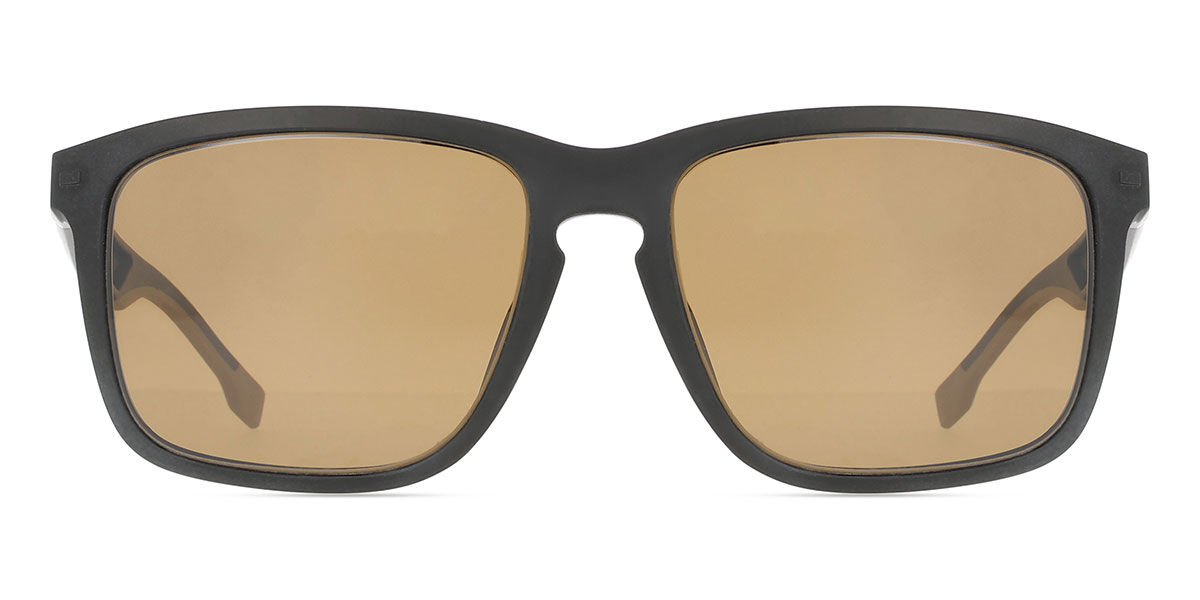 BOSS Boss 1542/F/S Asian Fit 087/6A, Black frame, Dark Brown lenses