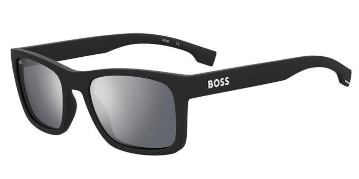 BOSS Boss 1569/S 003/T4, Black frame, Dark Grey Silver Flash Mirror lenses