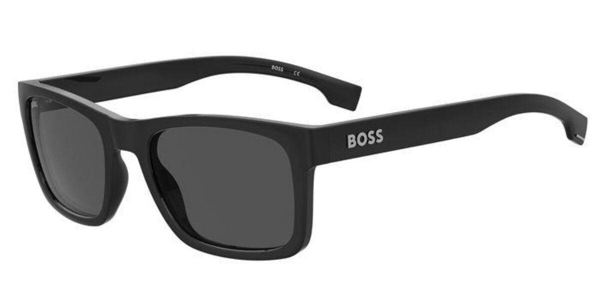 BOSS Boss 1569/S 807/IR, Black frame, Solid Dark Grey lenses