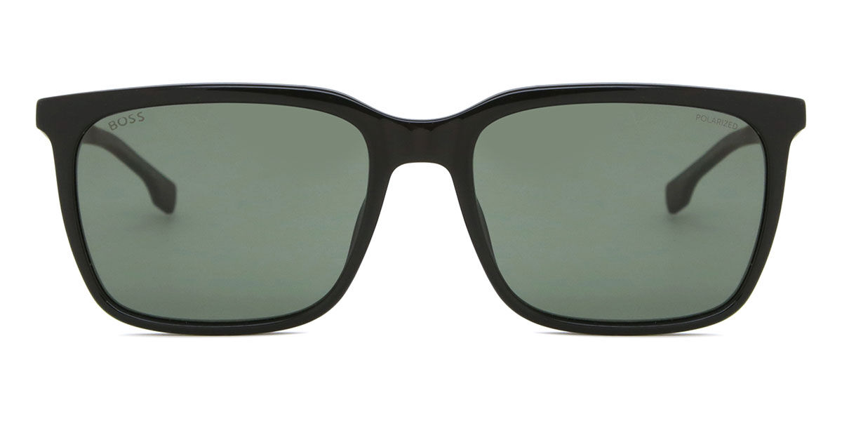 BOSS Boss 1579/S 807/UC, Black frame, Solid Dark Grey lenses