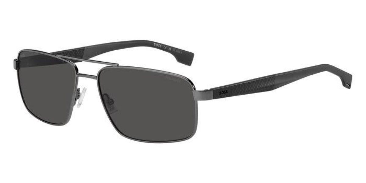 BOSS Boss 1580/S V81/M9, Gunmetal frame, Solid Dark Grey lenses