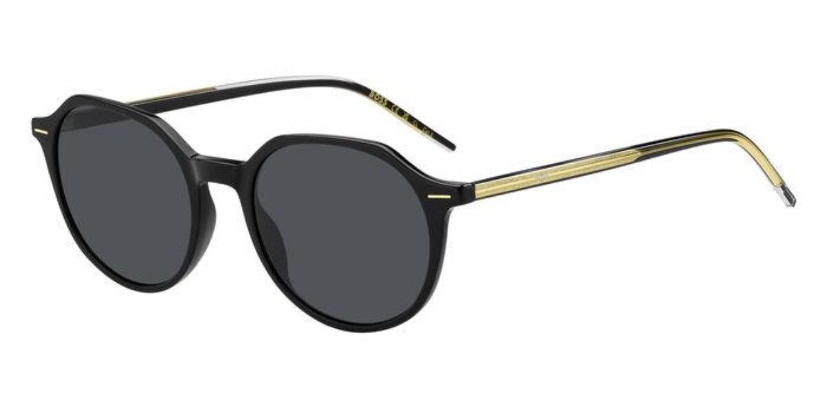 BOSS Boss 1584/S 7C5/IR, Black frame, Solid Dark Grey lenses