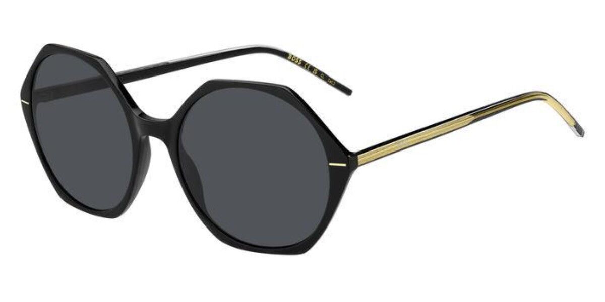 BOSS Boss 1585/S 7C5/IR, Black frame, Solid Dark Grey lenses