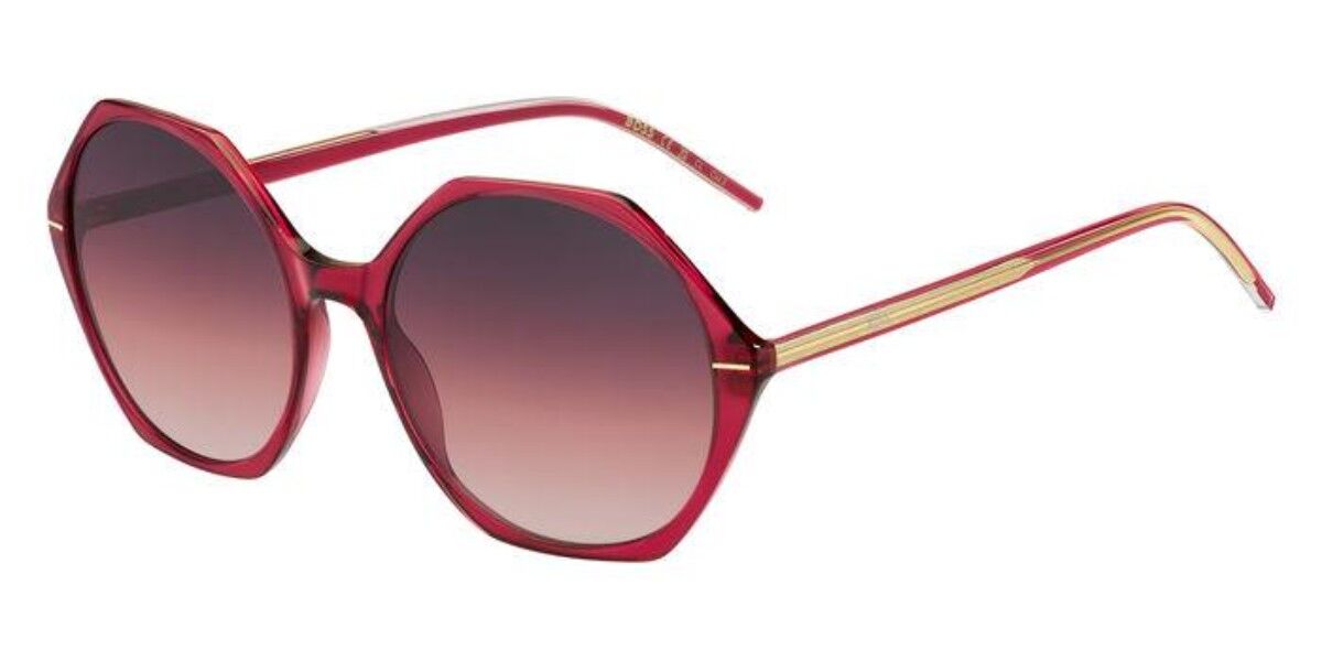 BOSS Boss 1585/S 8CQ/UQ, Red frame, Gradient Burgundy Pink lenses