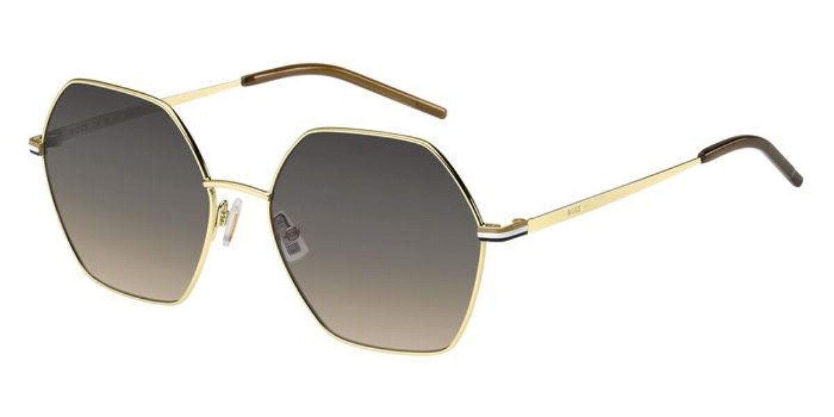 BOSS Boss 1589/S J5G/PR, Gold frame, Gradient Brown Grey lenses