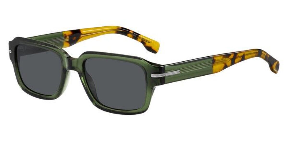 BOSS Boss 1596/S XGW/2K, Green frame, Dark Grey lenses