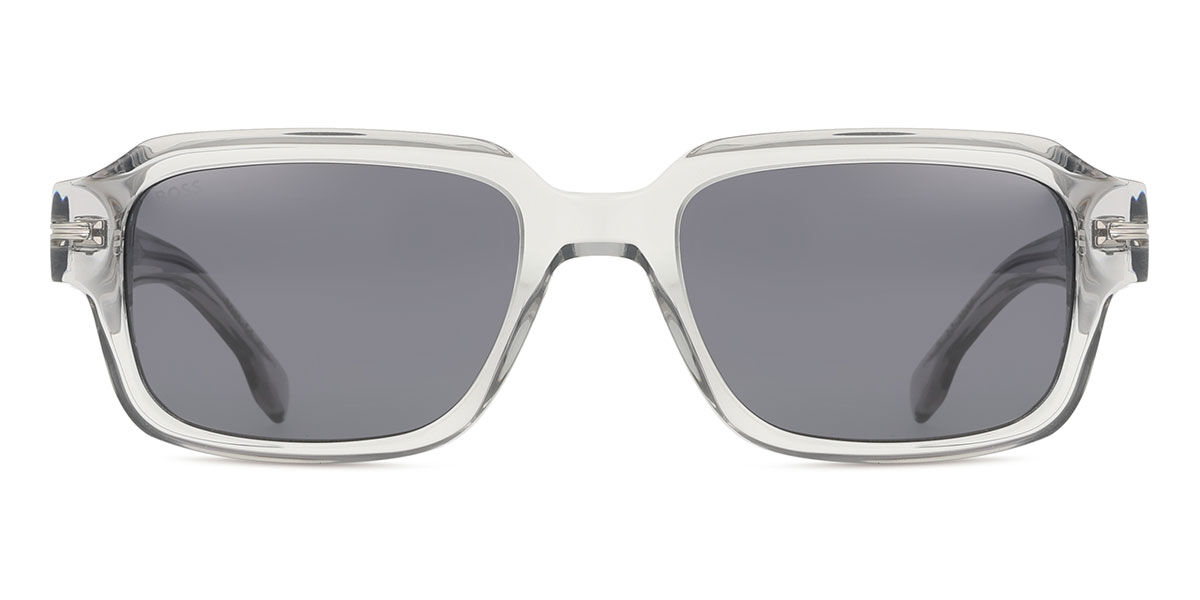 BOSS Boss 1596/S KB7/IR, Grey frame, Solid Dark Grey lenses