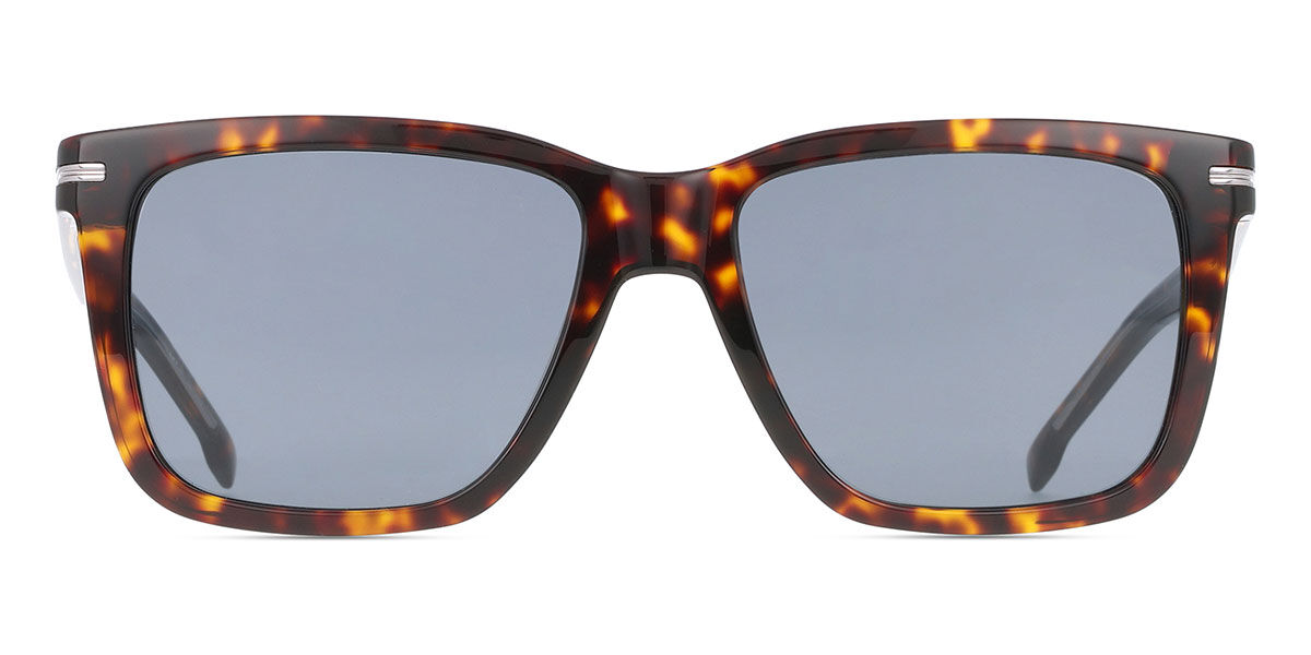 BOSS Boss 1598/S 086/IR, Tortoiseshell frame, Solid Dark Grey lenses