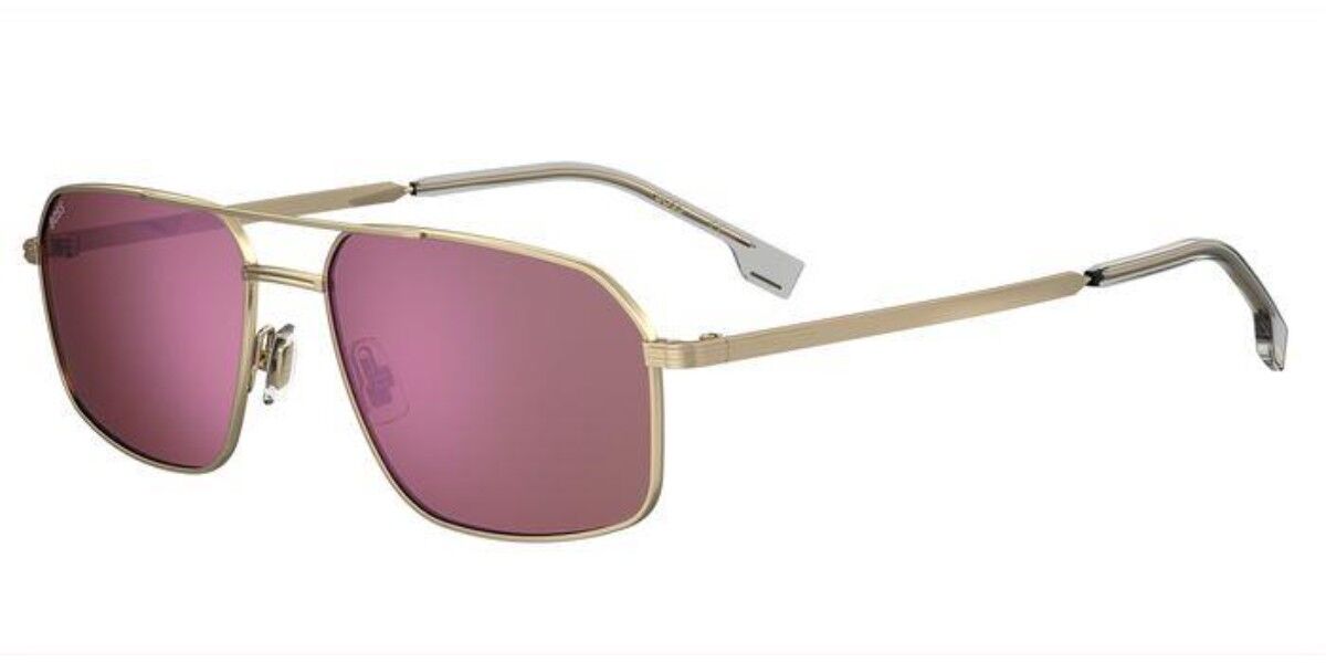 BOSS Boss 1603/S J5G/4S, Gold frame, Grey Deep Pink lenses