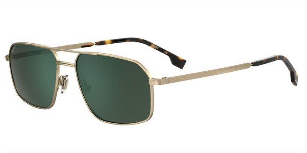 BOSS Boss 1603/S J5G/MT, Gold frame, Green Mirror lenses