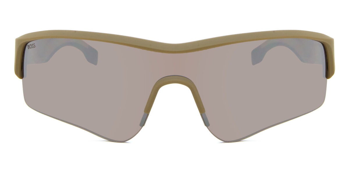 BOSS Boss 1607/S 10A/TI, Brown frame, Silver Mirror lenses