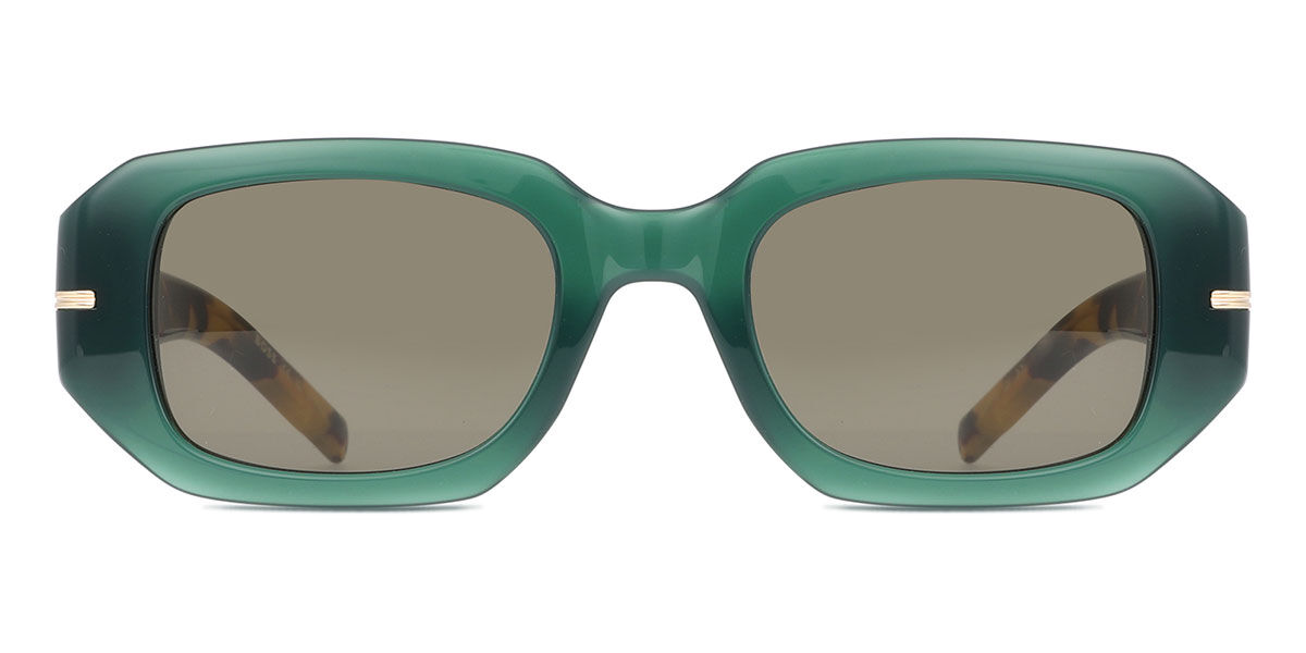 BOSS Boss 1608/S XGW/IR, Green frame, Solid Dark Grey lenses