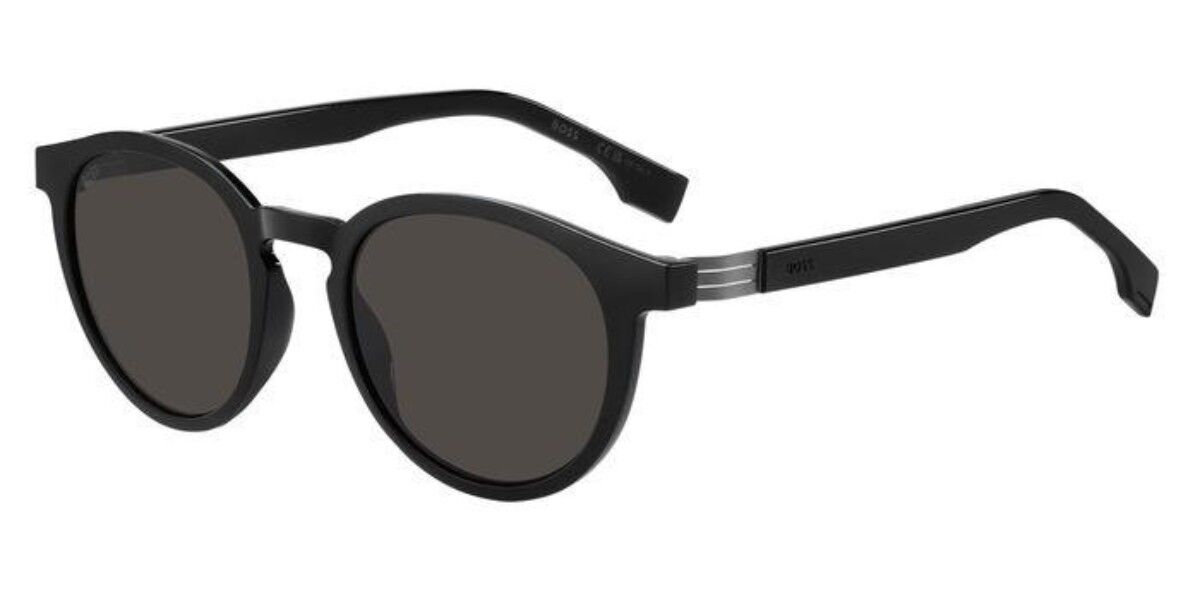 BOSS Boss 1575/S 807/IR, Black frame, Solid Dark Grey lenses