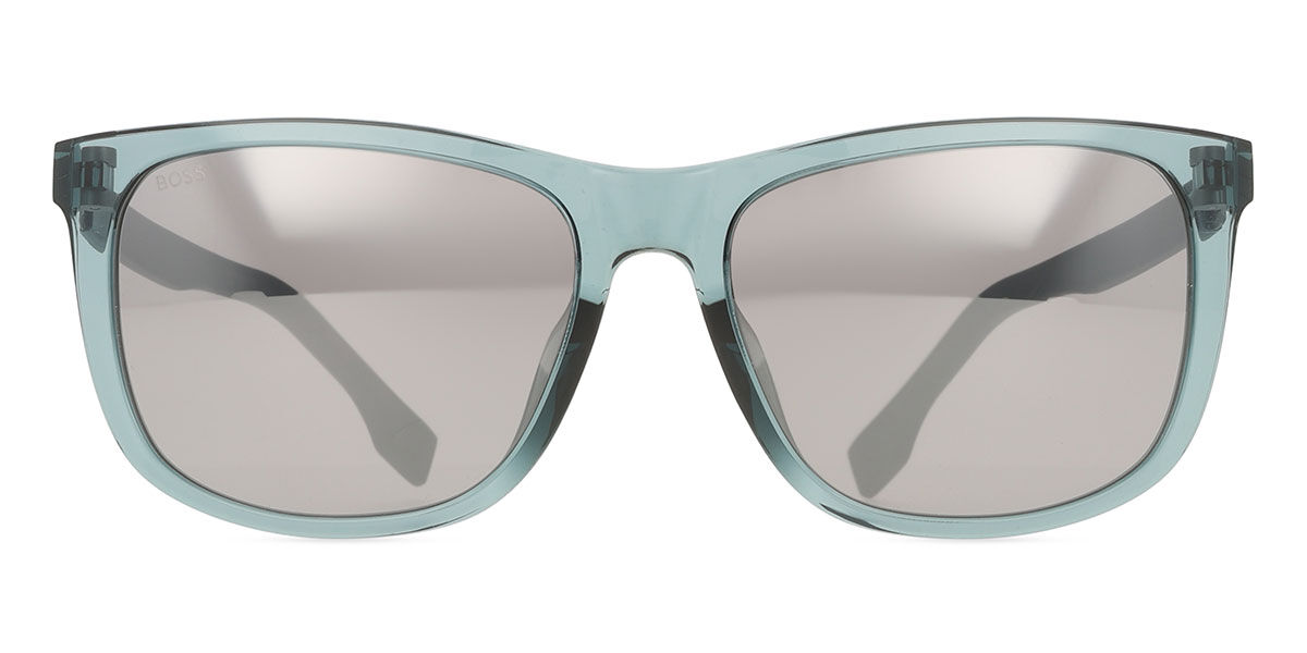 BOSS Boss 1617/F/S Asian Fit PJP/T4, Blue frame, Silver Flash Mirror lenses