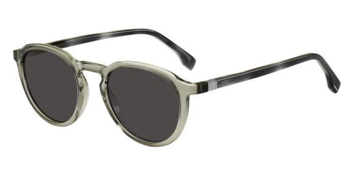 BOSS Boss 1491/S XGW/IR, Green frame, Solid Dark Grey lenses