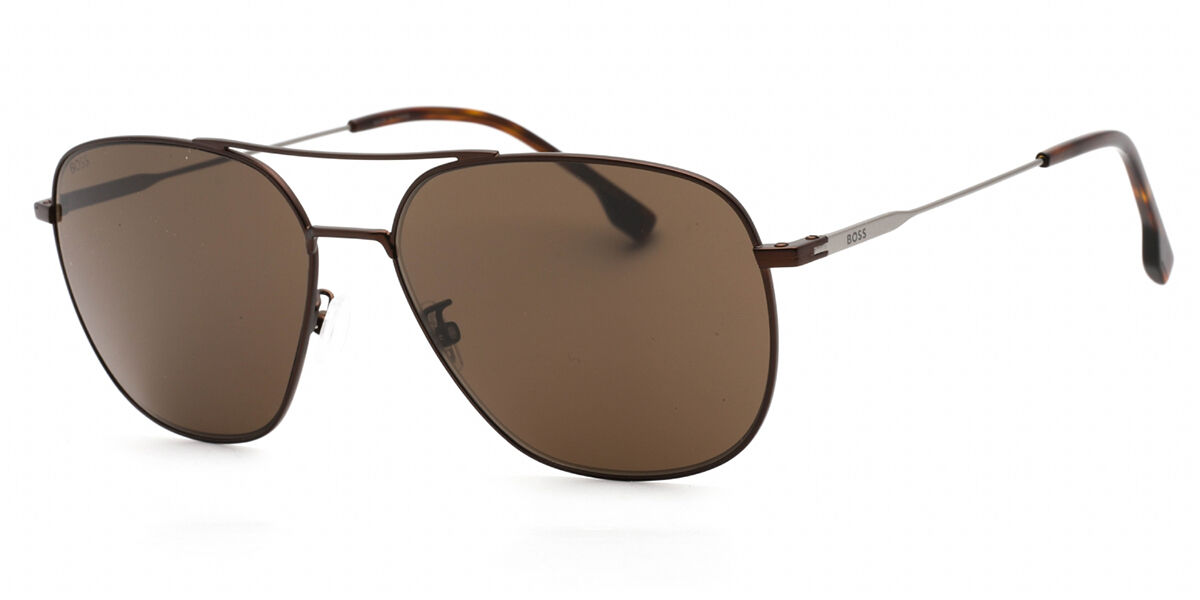 BOSS Boss 1557/O/F/S 1OT/70, Brown frame, Dark Brown lenses