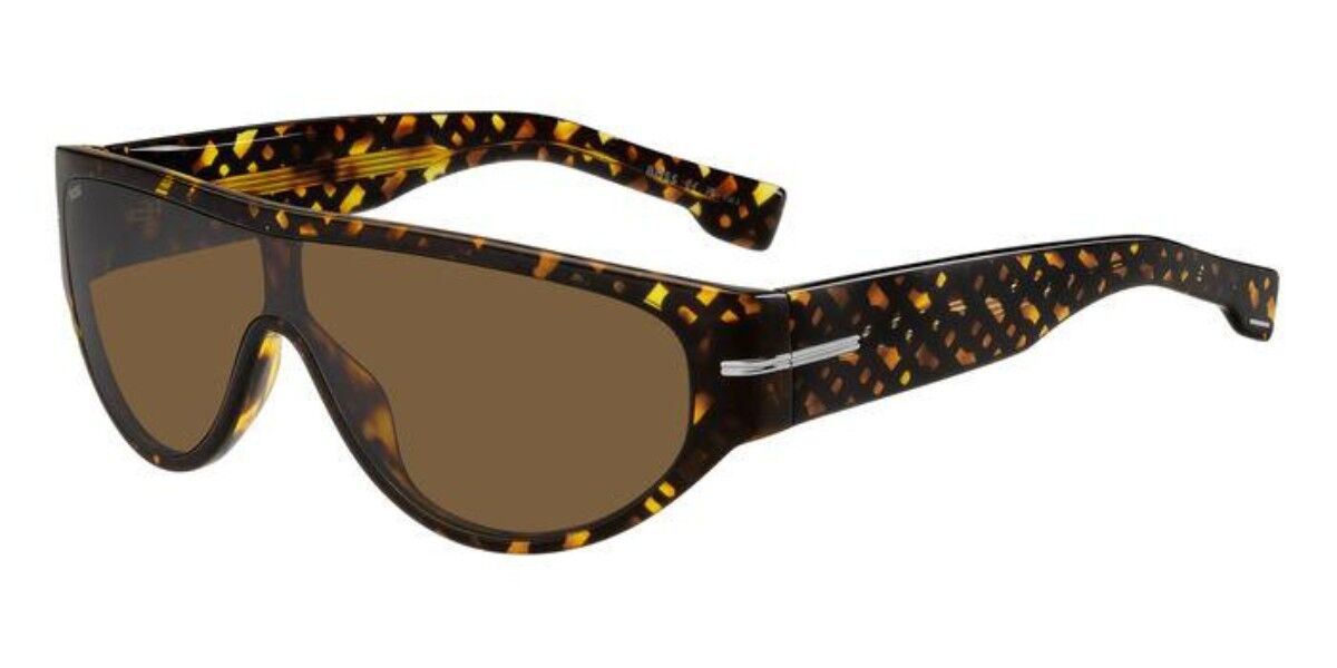 BOSS Boss 1623/S 2VM/70, Tortoiseshell frame, Solid Dark Brown lenses
