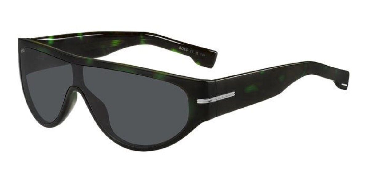 BOSS Boss 1623/S XGW/IR, Tortoiseshell frame, Solid Dark Grey lenses