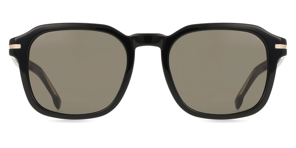BOSS Boss 1627/S 807/IR, Black frame, Solid Dark Grey lenses