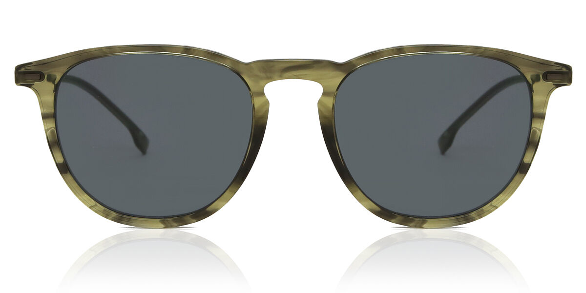 BOSS Boss 1639/S XYG/IR, Green frame, Solid Dark Grey lenses