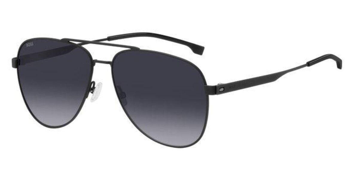 BOSS Boss 1641/S 003/9O, Black frame, Gradient Dark Grey lenses