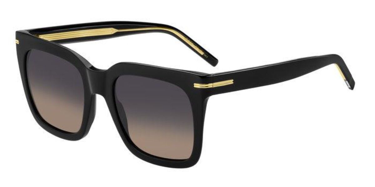 BOSS Boss 1656/S 807/PR, Black frame, Gradient Grey Brown lenses