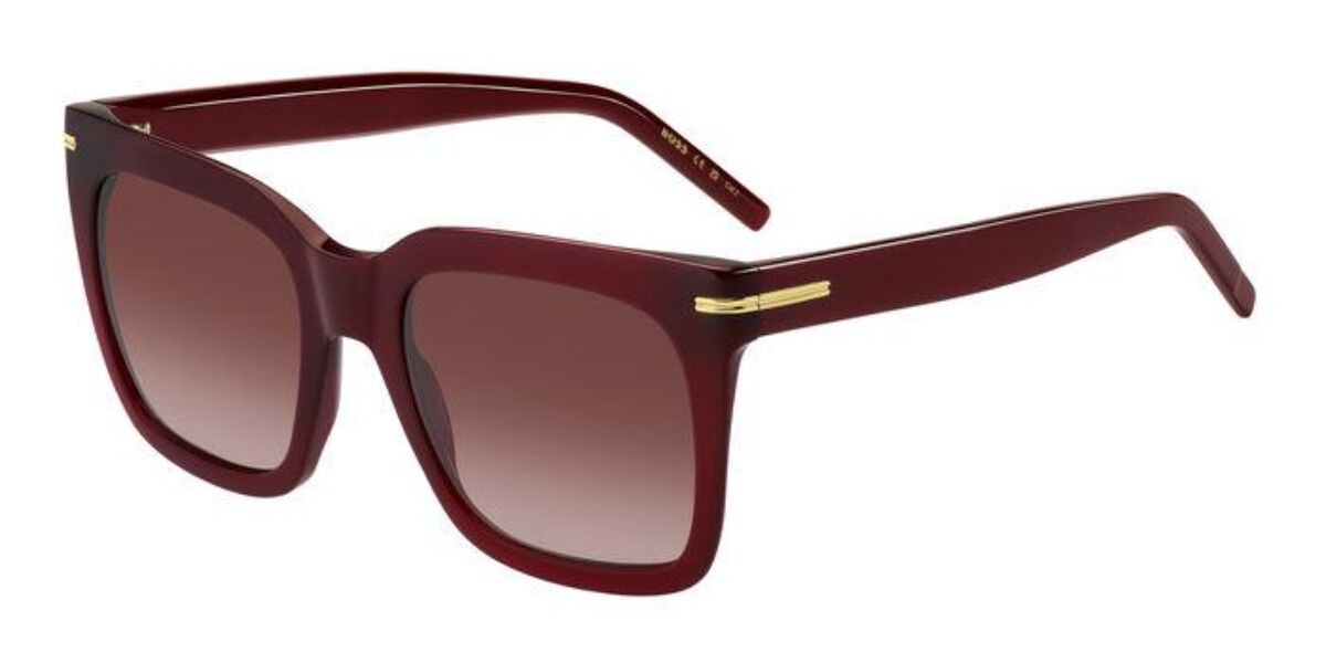 BOSS Boss 1656/S LHF/3X, Burgundy frame, Gradient Dark Pink lenses