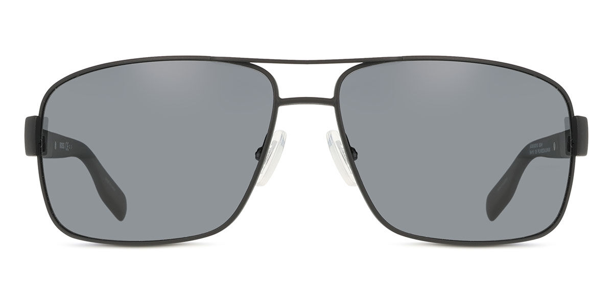 BOSS Boss 0521/S Polarized 003/AH, Black frame, Grey lenses