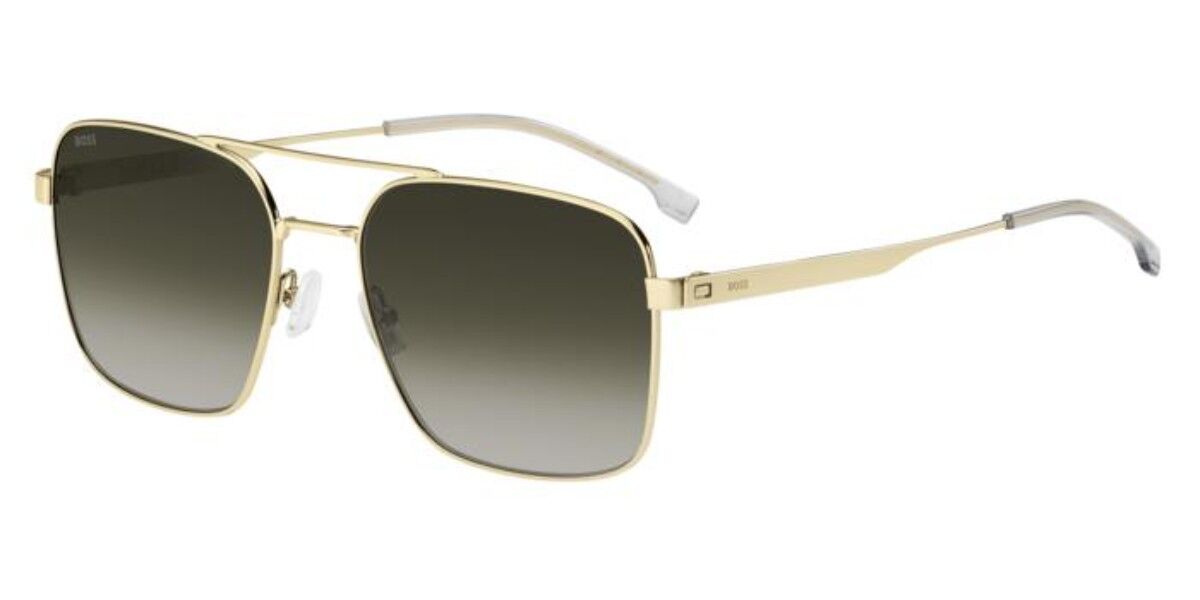BOSS 1695/S J5G/9K, Gold frame, Gradient Dark Green lenses