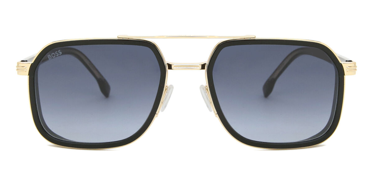 BOSS 1724/S 2M2/9O, Gold frame, Gradient Dark Grey lenses
