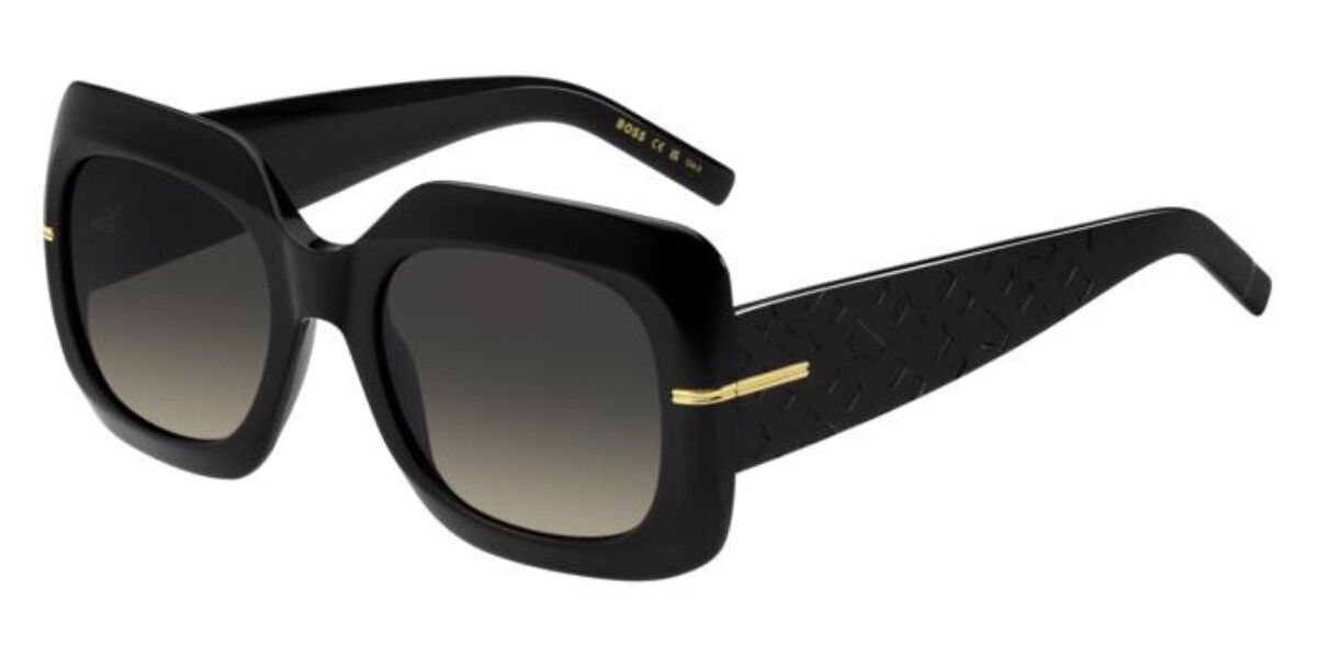 BOSS 1730/S 807/PR, Black frame, Double Gradient Grey Brown lenses