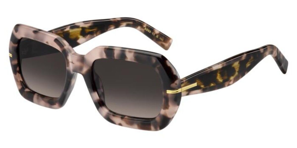 BOSS 1732/G/S Asian Fit HT8/HA, Tortoiseshell frame, Gradient Dark Brown lenses