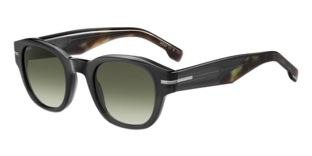 BOSS 1717/S KB7/8Z, Grey frame, Gradient Dark Green lenses