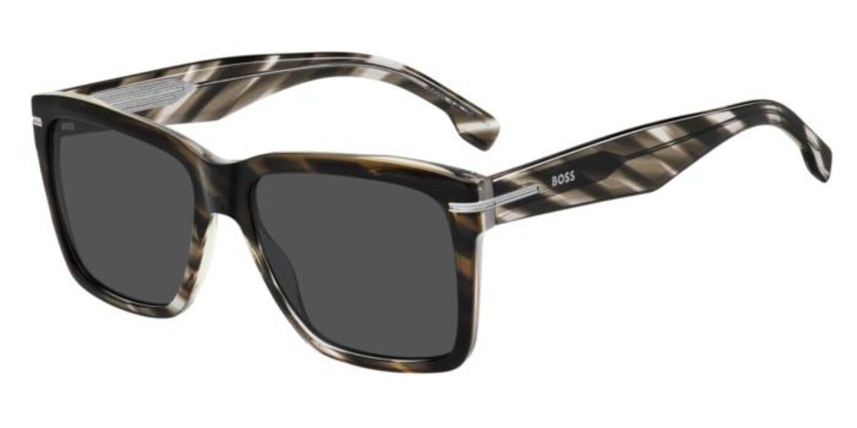 BOSS 1745/S TV7/2K, Brown frame, Dark Grey lenses