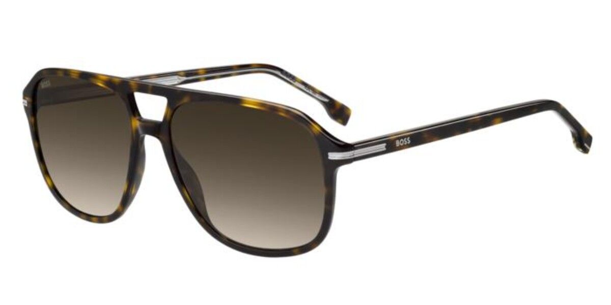 BOSS 1751/S 086/HA, Tortoiseshell frame, Gradient Dark Brown lenses