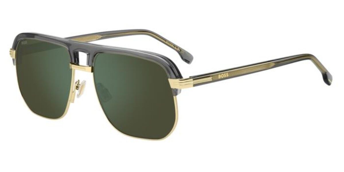 BOSS 1752/S FT3/MT, Grey frame, Green Mirror lenses