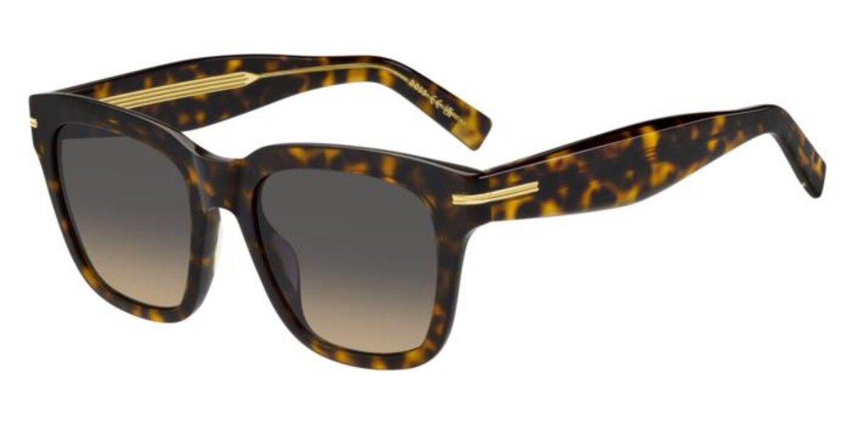 BOSS 1778/G/S Asian Fit 086/PR, Tortoiseshell frame, Double Gradient Grey Brown lenses