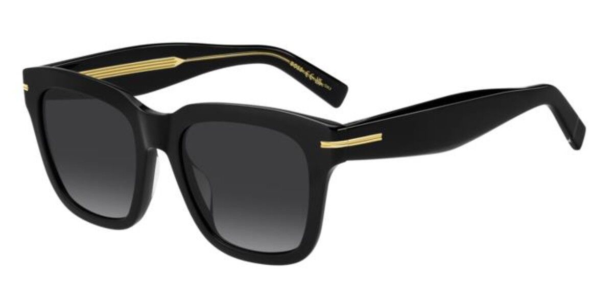 BOSS 1778/G/S Asian Fit 807/9O, Black frame, Gradient Dark Grey lenses