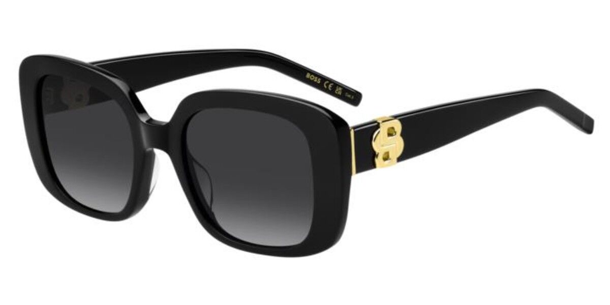 BOSS 1791/G/S Asian Fit 807/9O, Black frame, Gradient Dark Grey lenses
